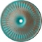 Ekena Millwork Galveston Ceiling Medallion (Canopies up to 5 7/8"), 51"OD x 3 5/8"ID x 3 3/8"P, Copper Green Patina CM51GLCGS - alternate 1